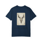 T-Shirt — 'Final Hand' Deer Skull Playing Card Graphic
