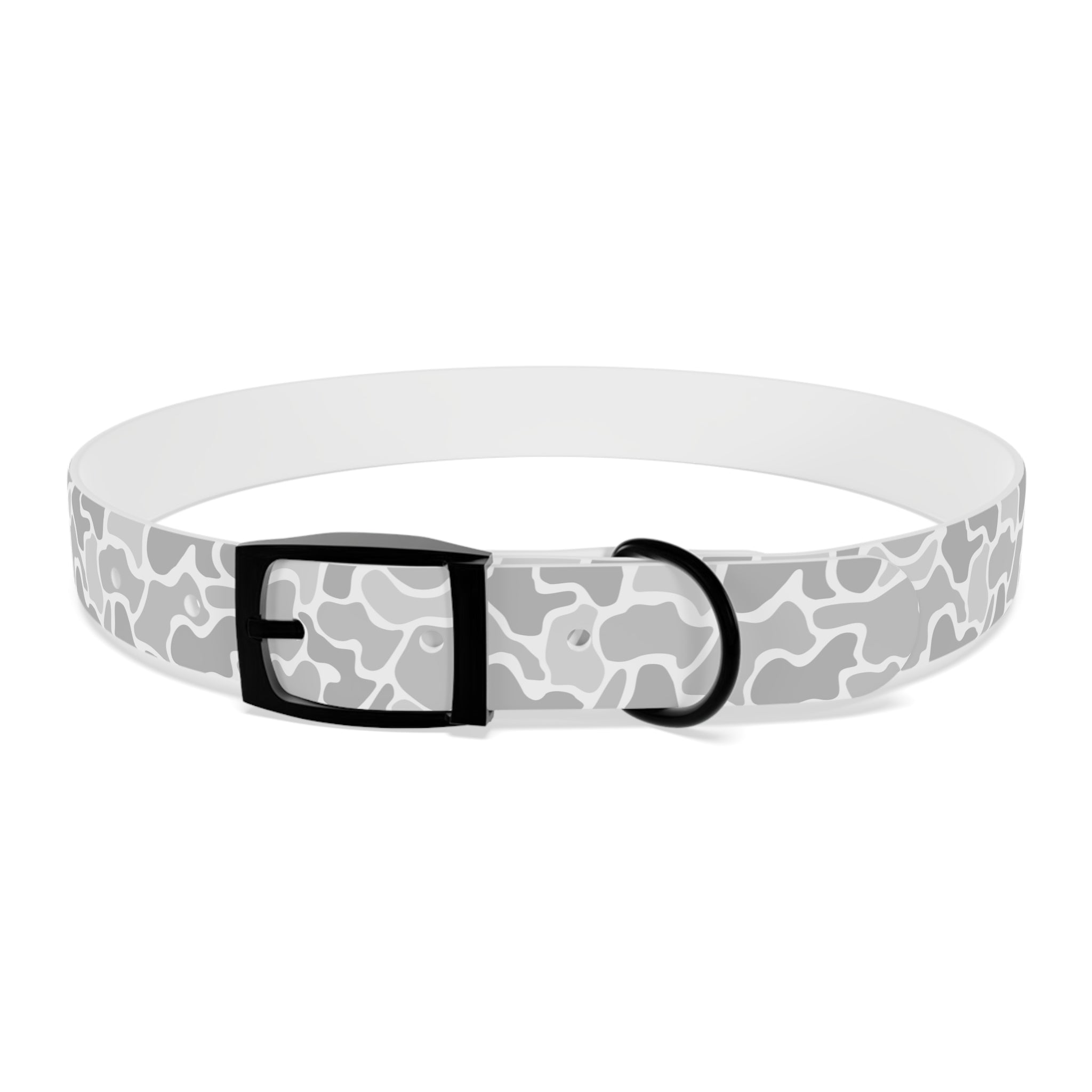 Gray Duck Camo Dog Collar