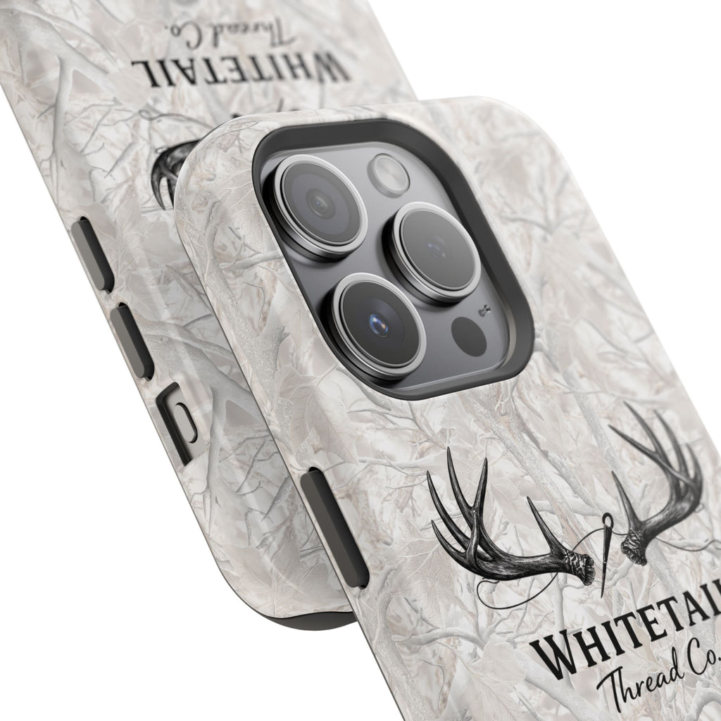WinterTree Camouflage Whitetail Antlers Phone Case — Magnetic Impact-Resistant