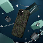 Camouflage Whitetail Antlers Phone Case — Magnetic Impact-Resistant