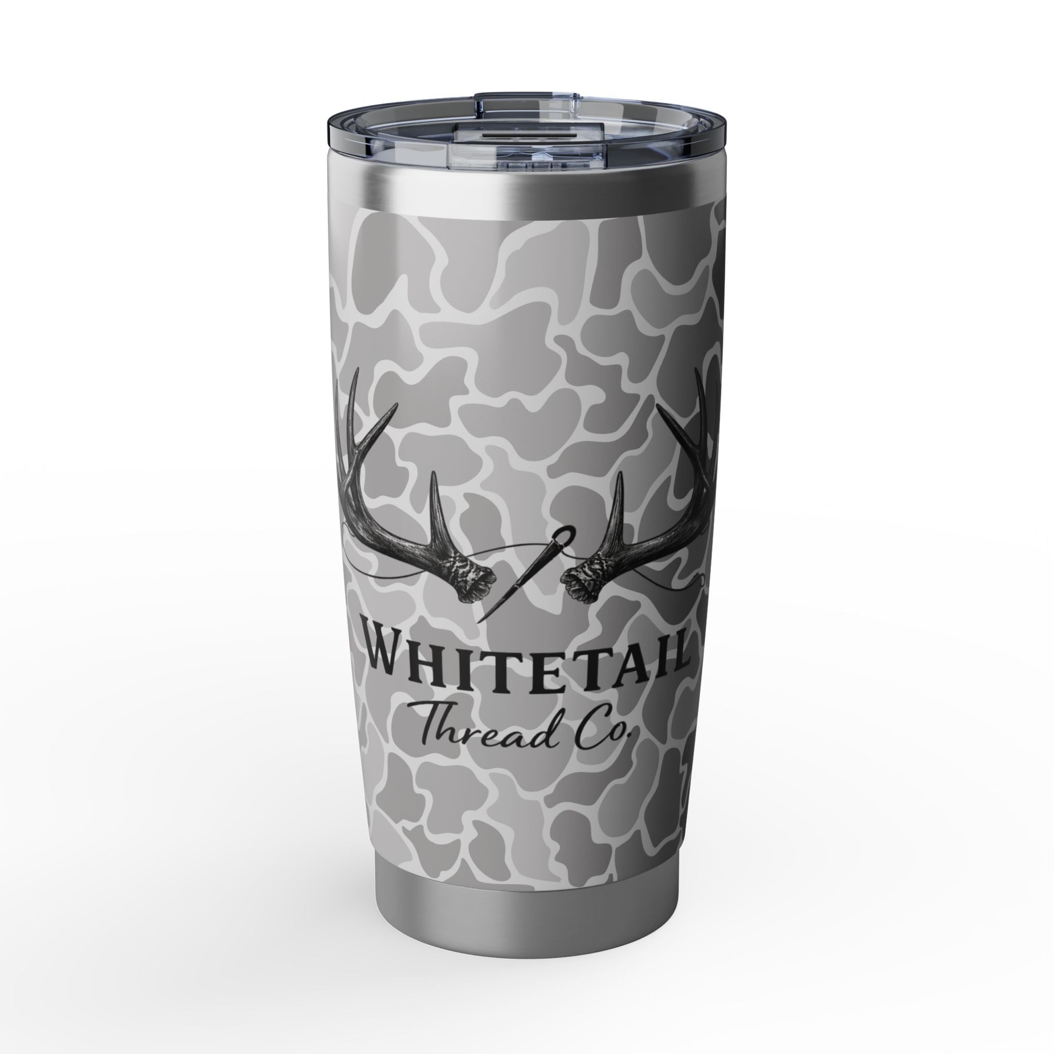 Whitetail Thread Co. Camouflage 20oz Tumbler — Insulated Hunting Travel Mug