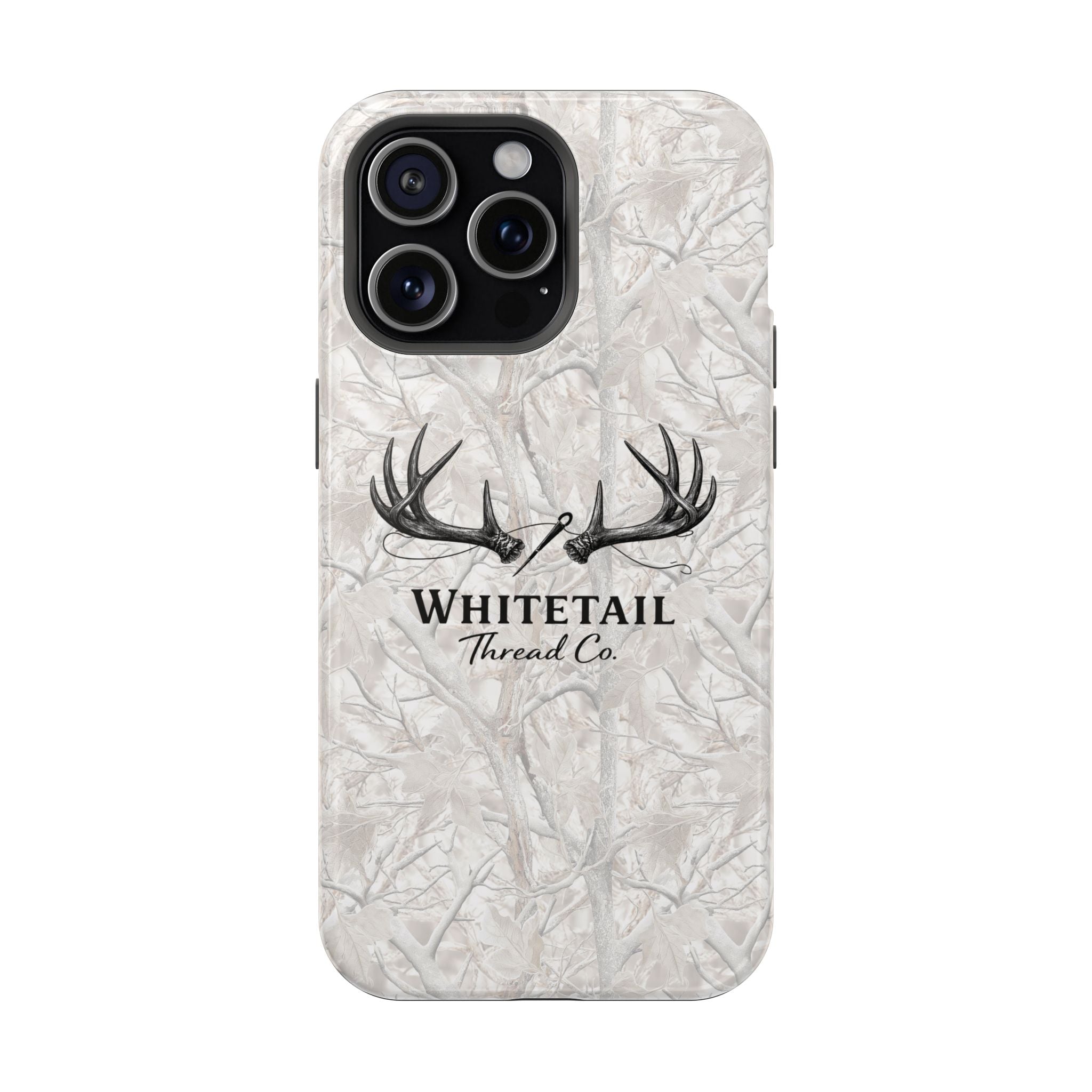 WinterTree Camouflage Whitetail Antlers Phone Case — Magnetic Impact-Resistant