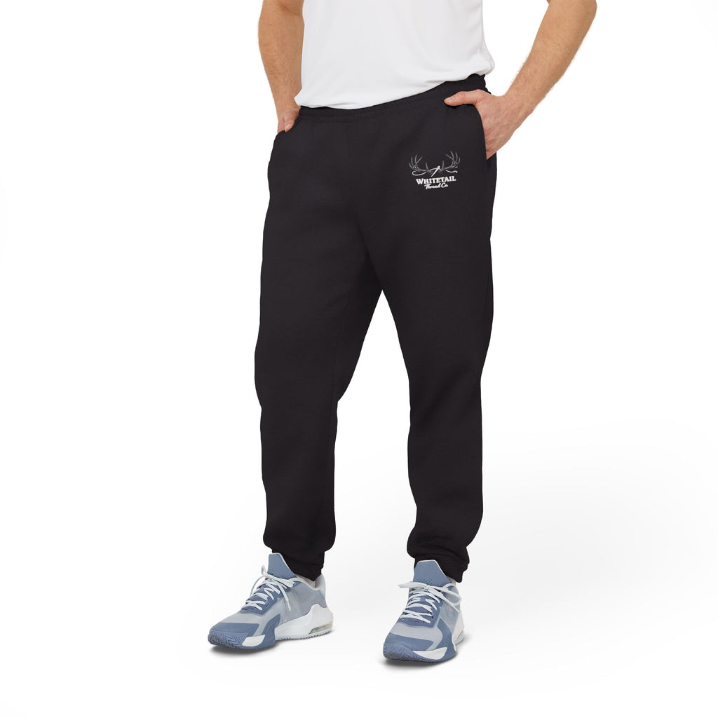 Adidas Fleece Joggers — Antler Logo Sweatpants