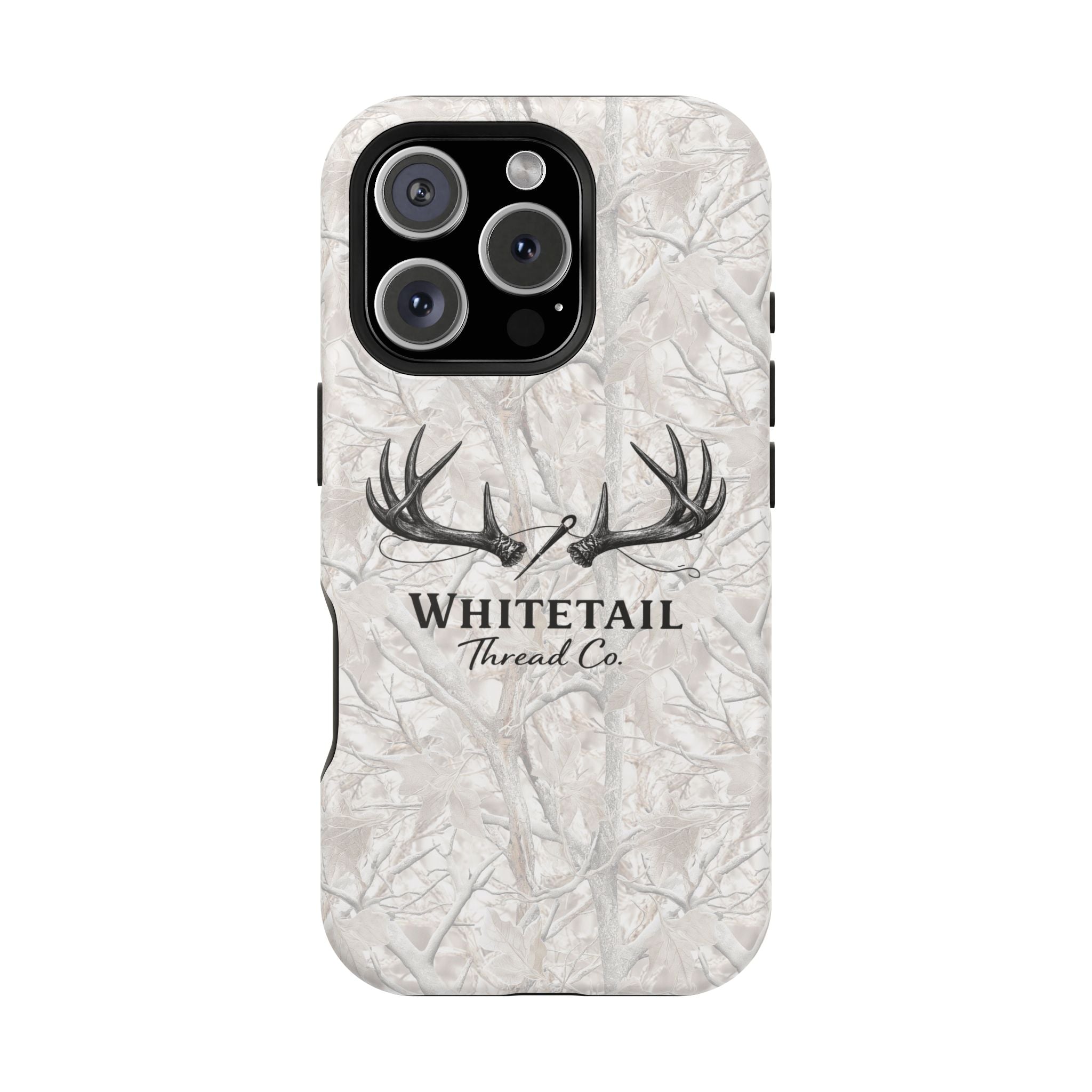 WinterTree Camouflage Whitetail Antlers Phone Case — Magnetic Impact-Resistant