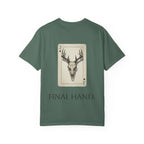 T-Shirt — 'Final Hand' Deer Skull Playing Card Graphic