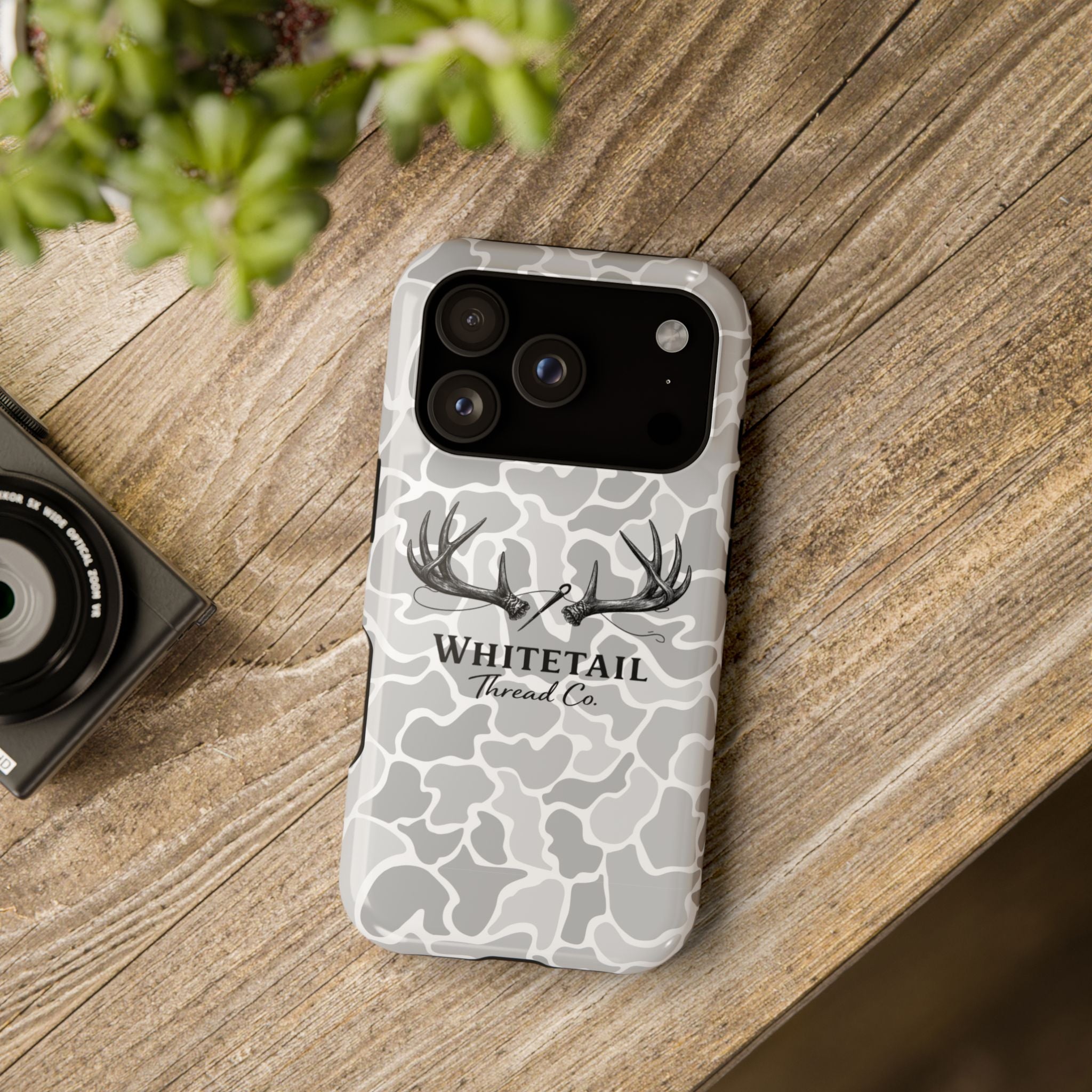 Duck Camo Whitetail Thread Co. Antler Phone Case — Impact-Resistant iphone case