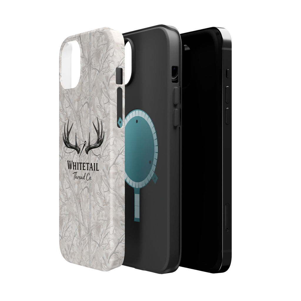 WinterTree Camouflage Whitetail Antlers Phone Case — Magnetic Impact-Resistant