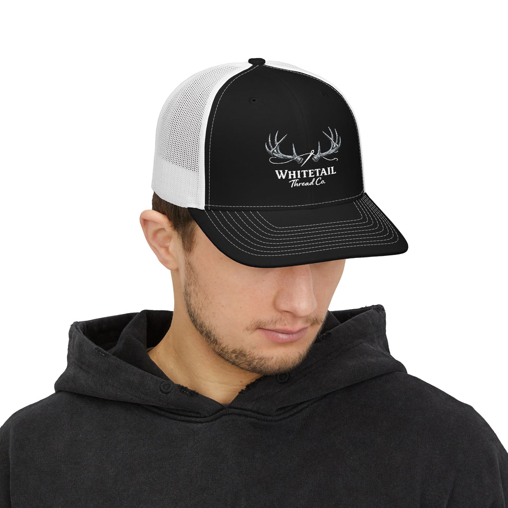 Embroidered Whitetail Antlers Snapback- Richardson 112 Hat