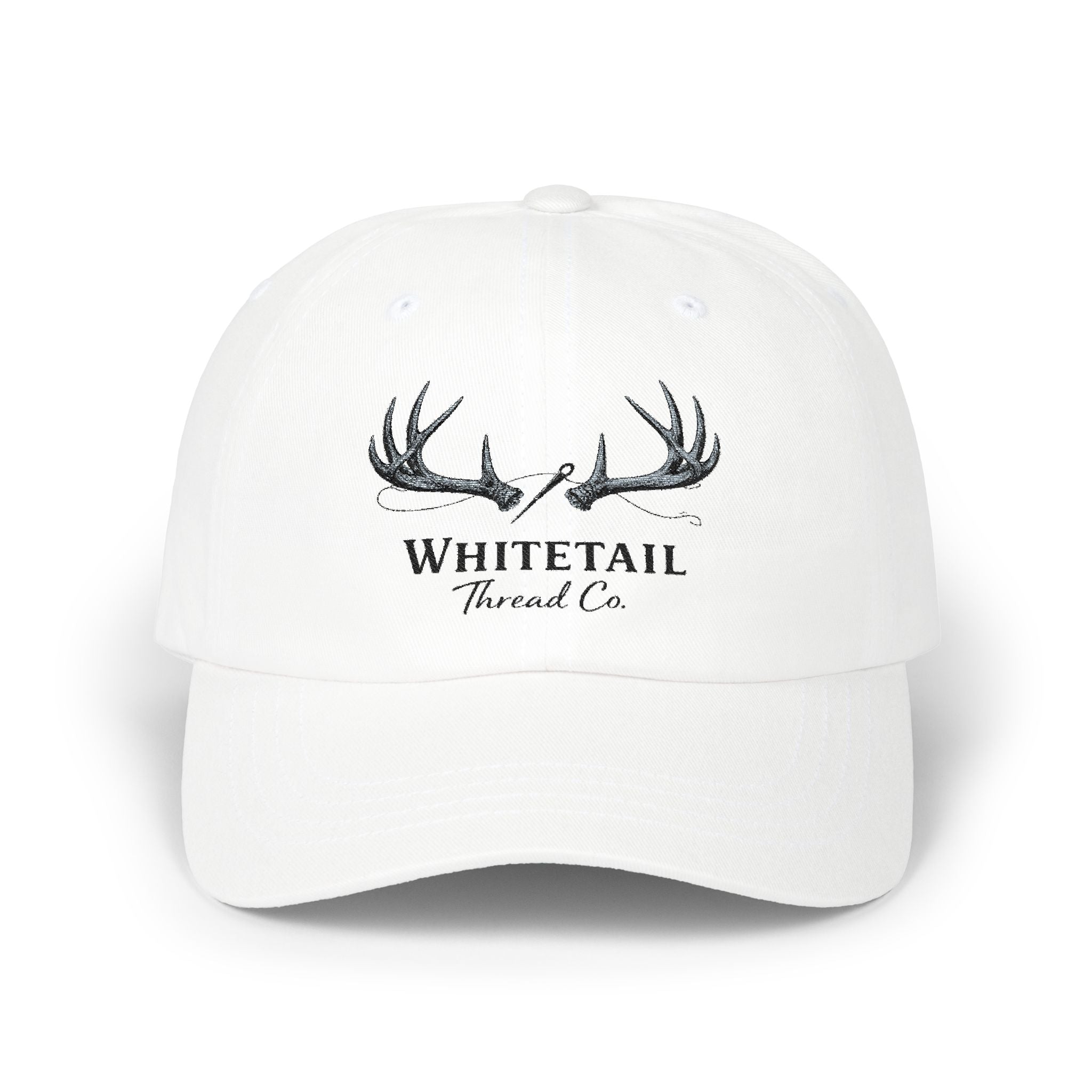 Whitetail Antler Dad Cap — Classic Hunting Baseball Hat