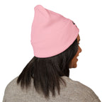 Embroidered 'Whitetail' Antler Knit Beanie — Cozy Hunting & Outdoor Winter Hat