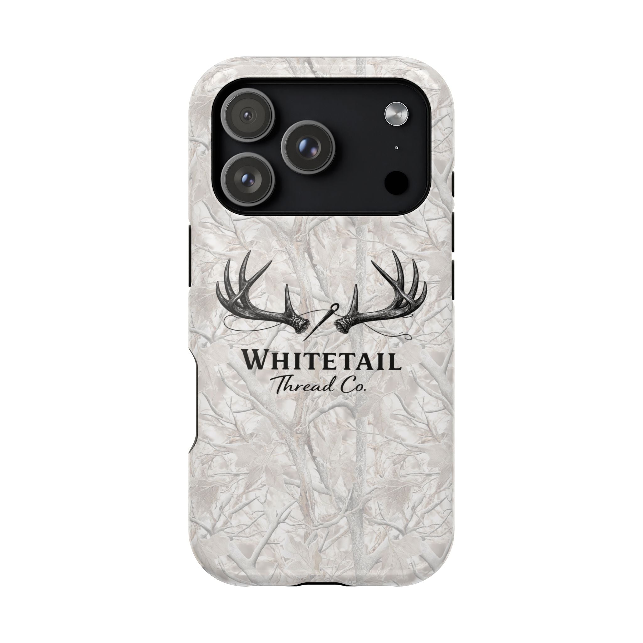 WinterTree Camouflage Whitetail Antlers Phone Case — Magnetic Impact-Resistant