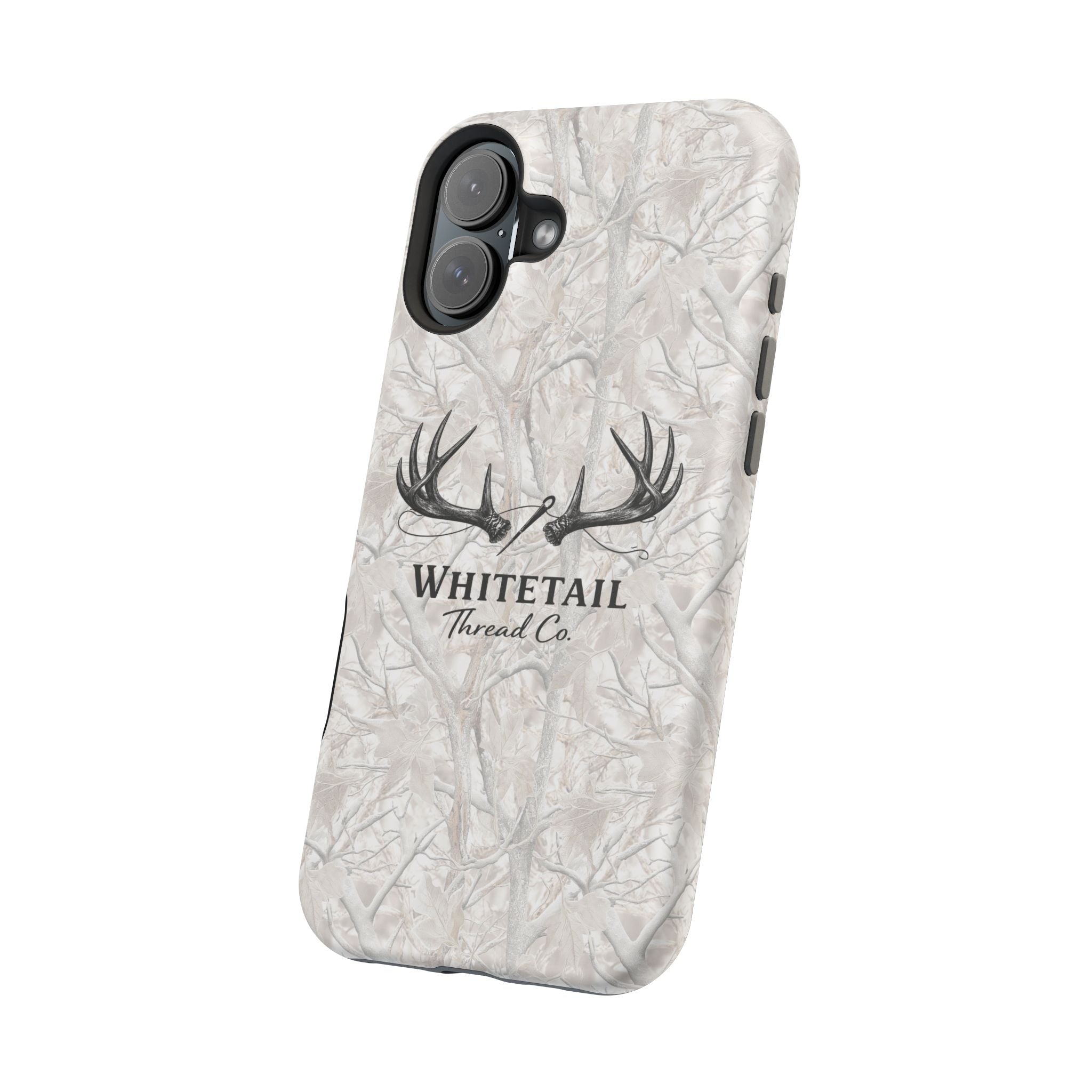WinterTree Camouflage Whitetail Antlers Phone Case — Magnetic Impact-Resistant