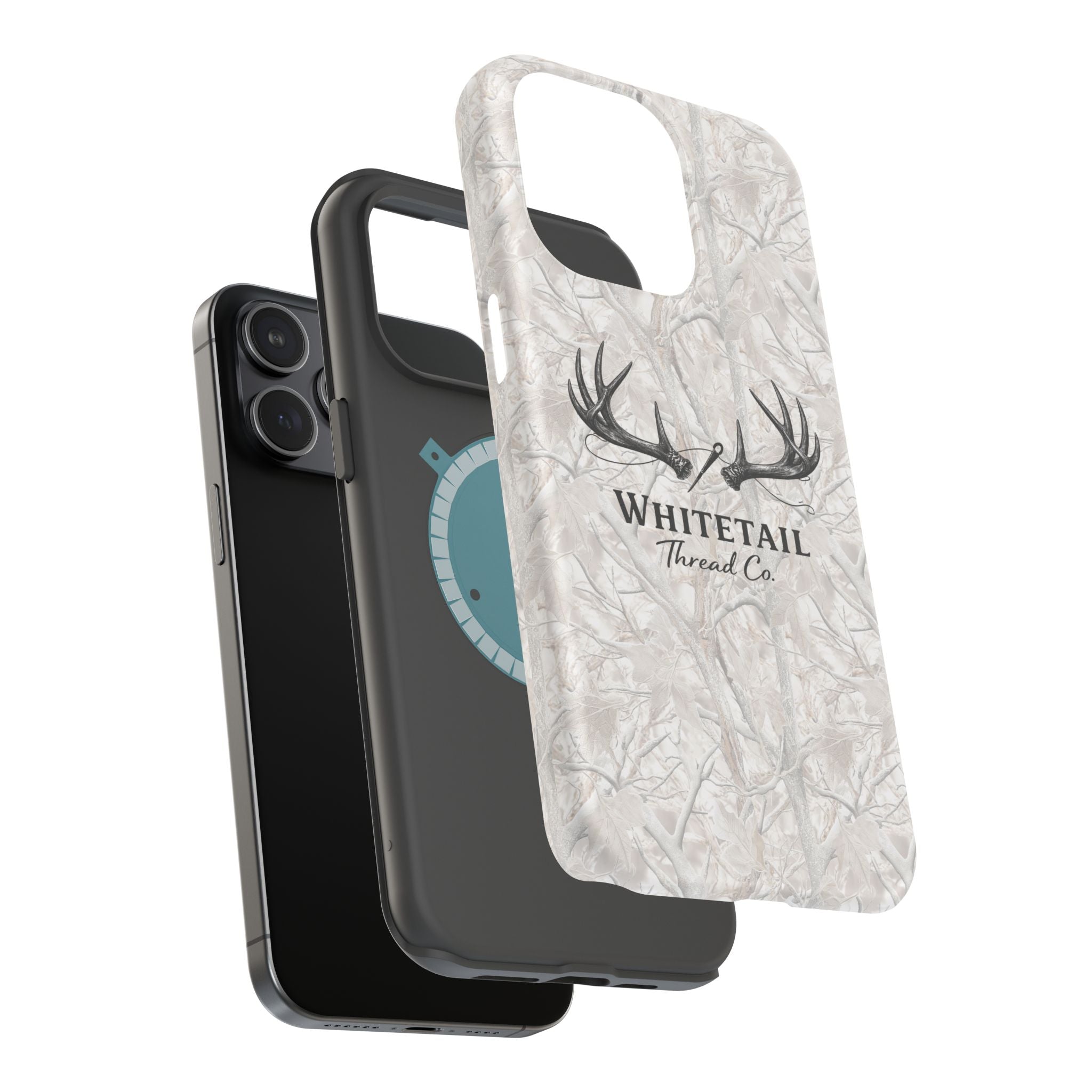WinterTree Camouflage Whitetail Antlers Phone Case — Magnetic Impact-Resistant