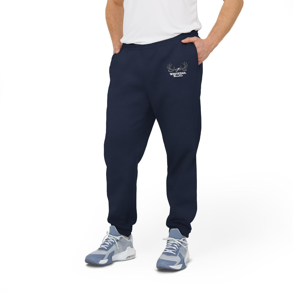 Adidas Fleece Joggers — Antler Logo Sweatpants