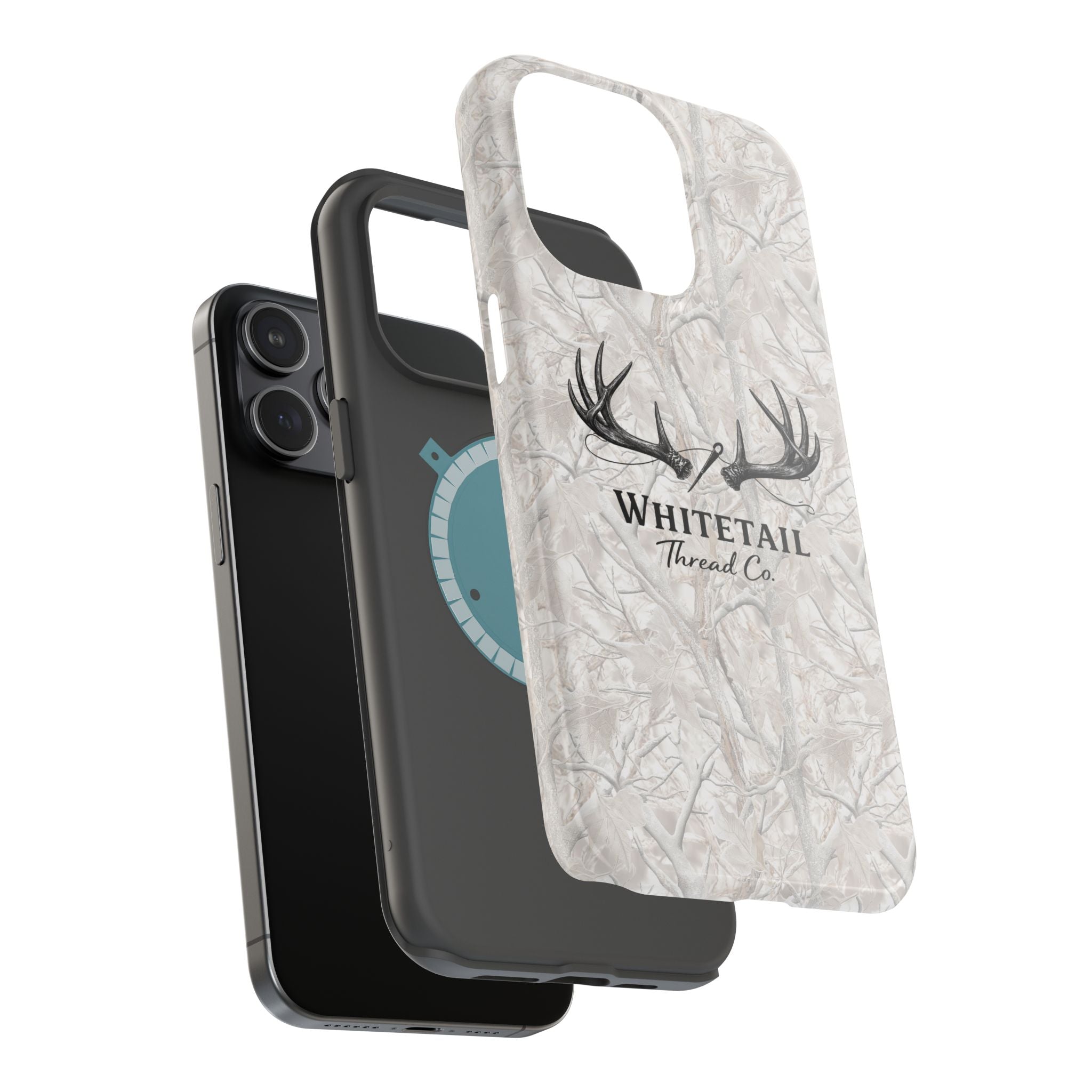 WinterTree Camouflage Whitetail Antlers Phone Case — Magnetic Impact-Resistant