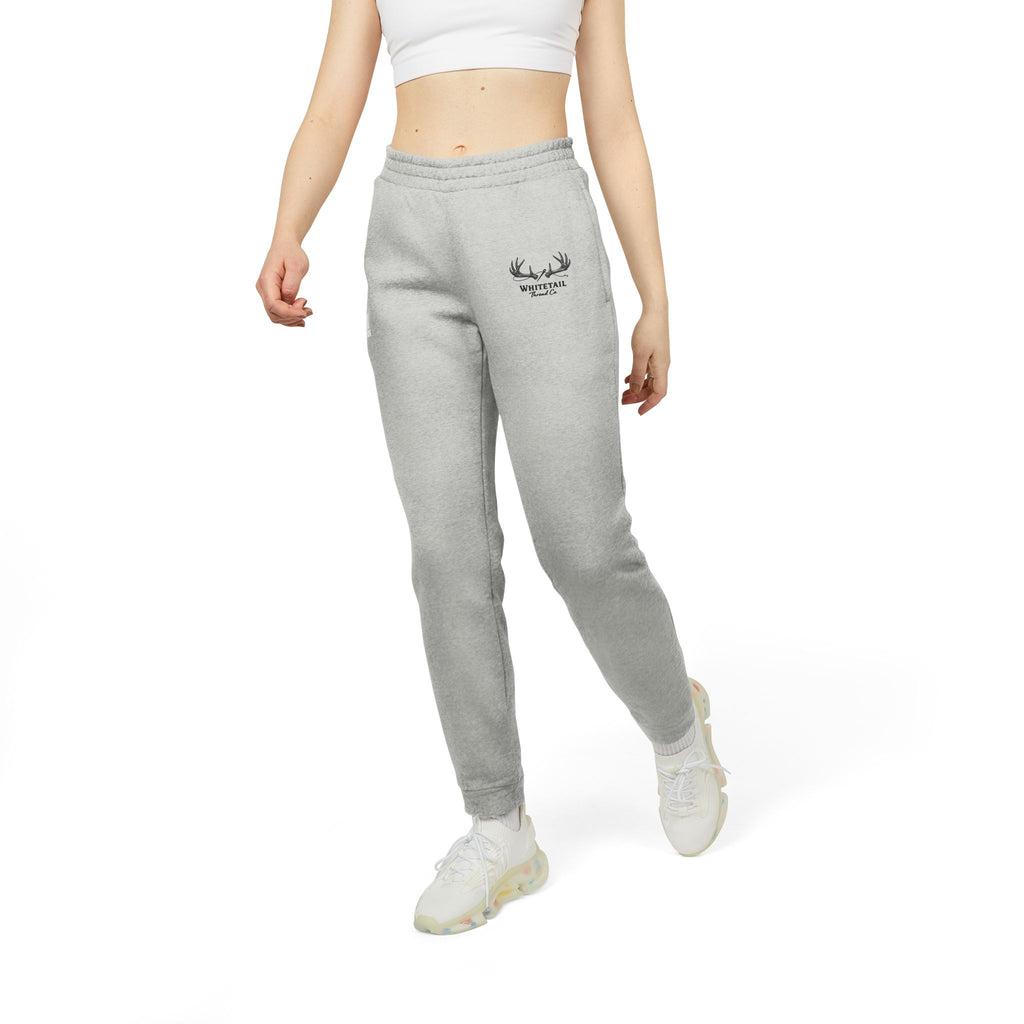 Adidas Fleece Joggers — Antler Logo Sweatpants