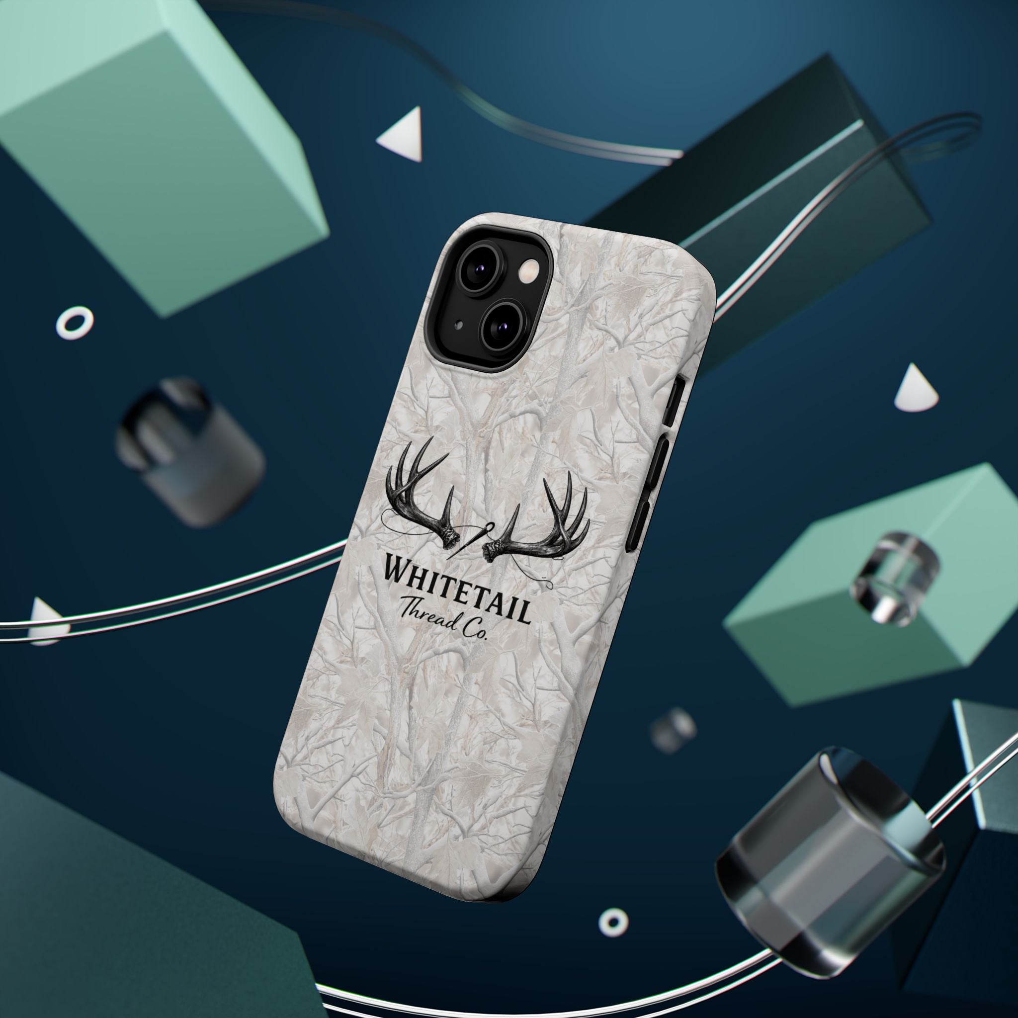 WinterTree Camouflage Whitetail Antlers Phone Case — Magnetic Impact-Resistant