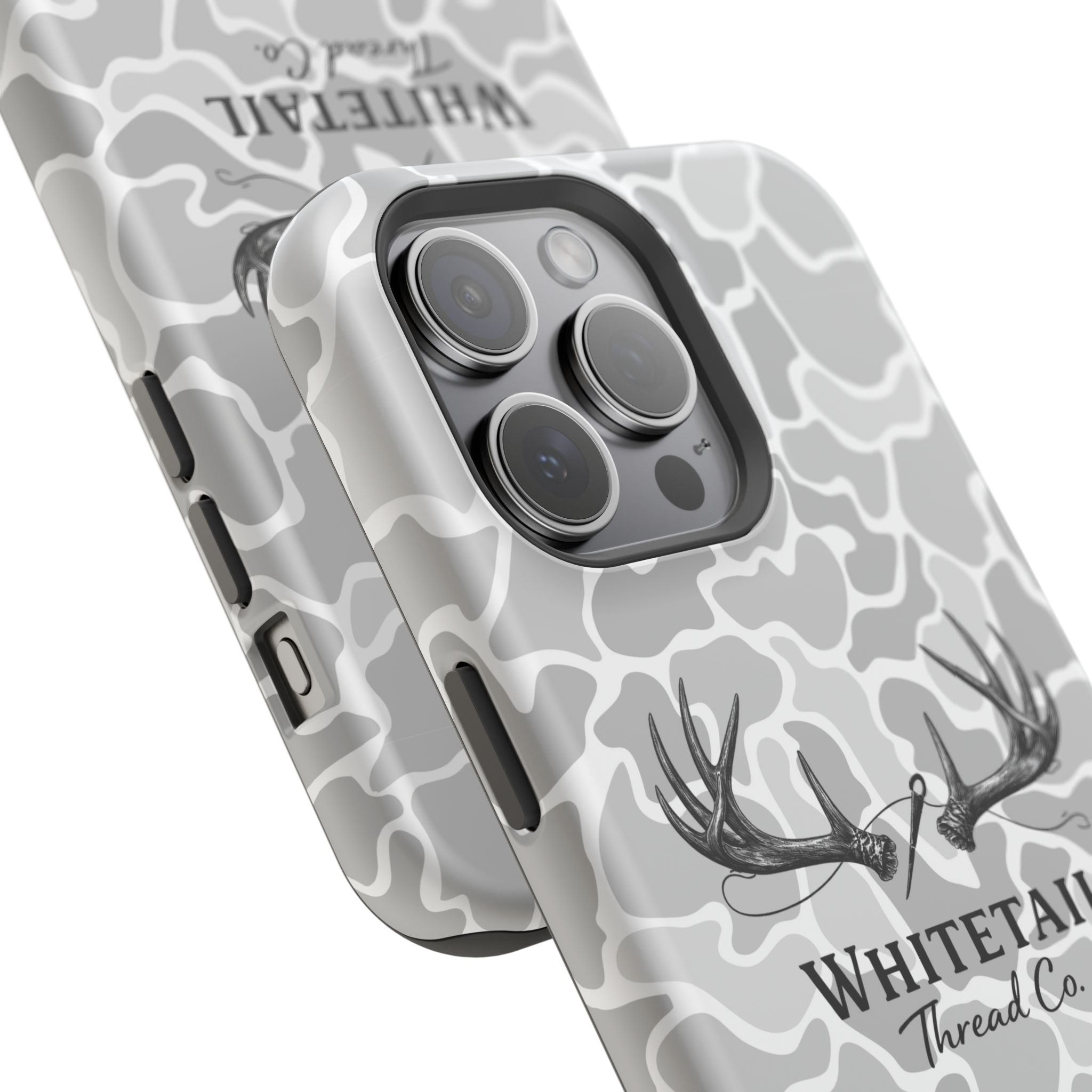 Duck Camo Whitetail Thread Co. Antler Phone Case — Impact-Resistant iphone case