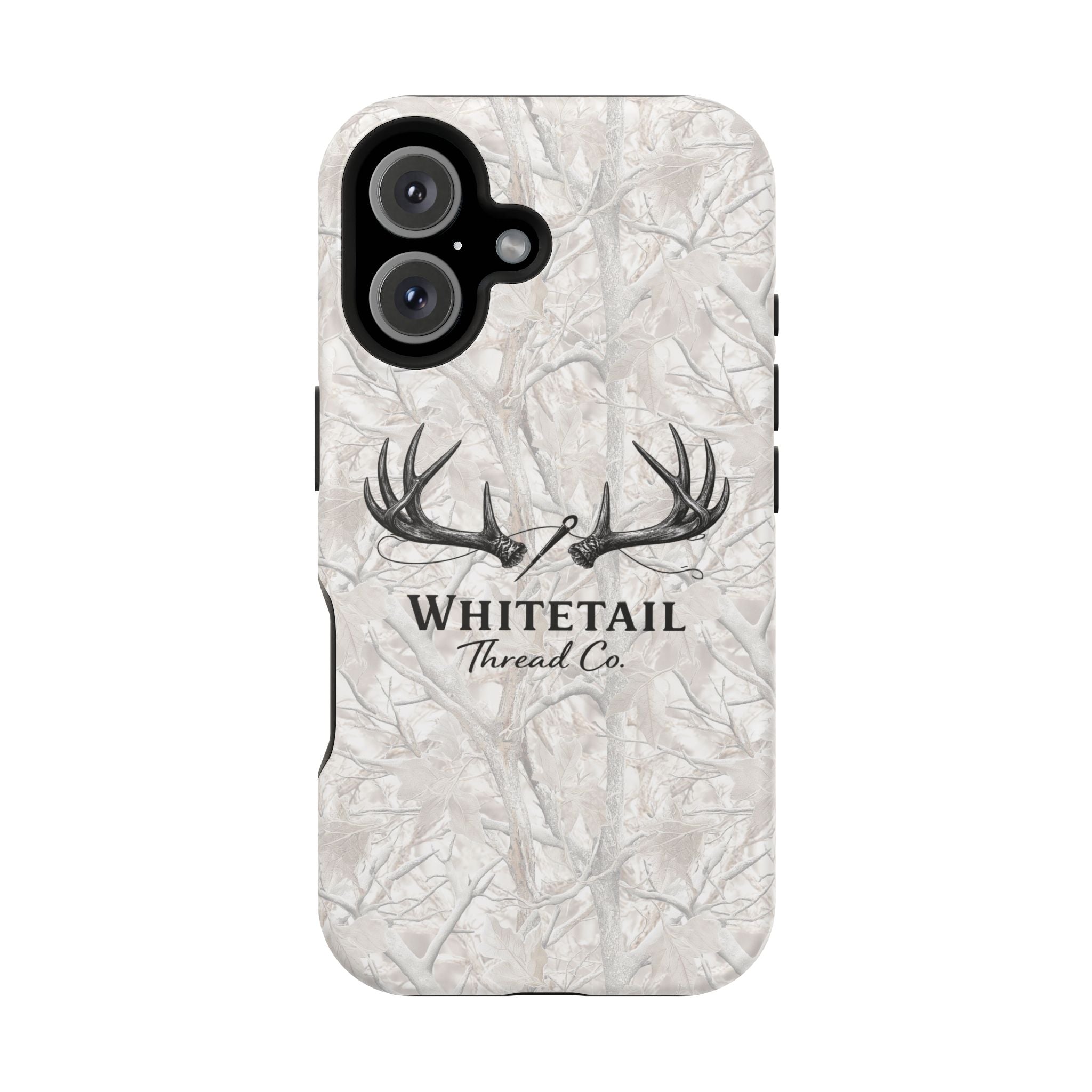 WinterTree Camouflage Whitetail Antlers Phone Case — Magnetic Impact-Resistant