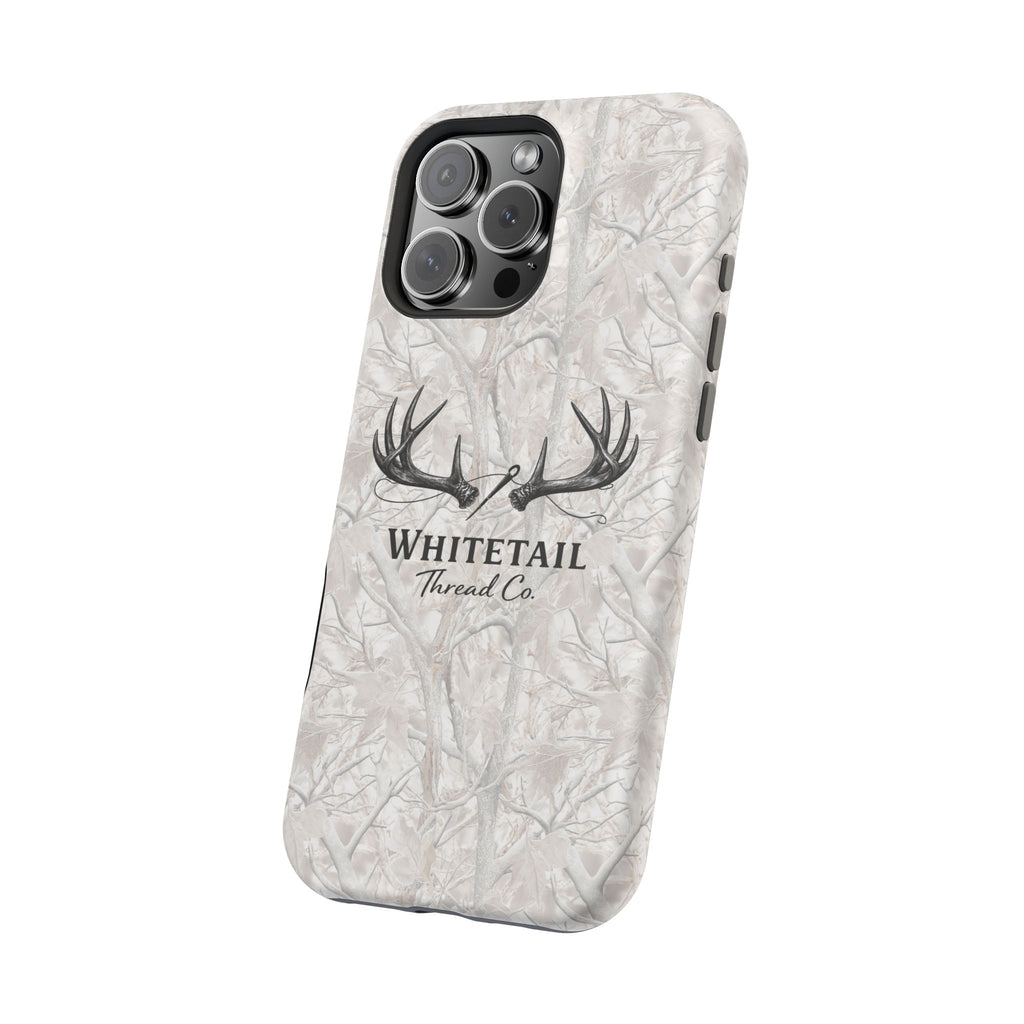 WinterTree Camouflage Whitetail Antlers Phone Case — Magnetic Impact-Resistant
