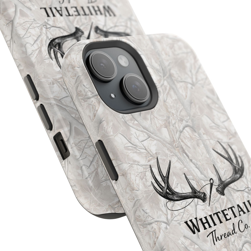 WinterTree Camouflage Whitetail Antlers Phone Case — Magnetic Impact-Resistant