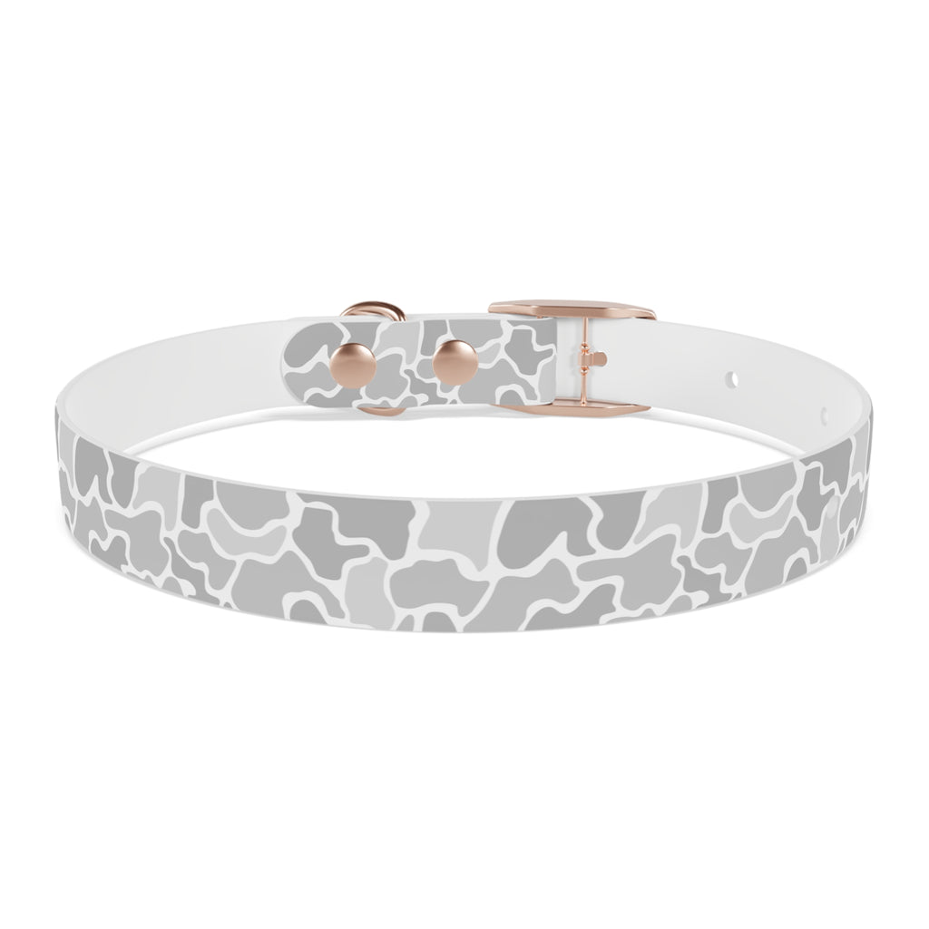 Gray Duck Camo Dog Collar