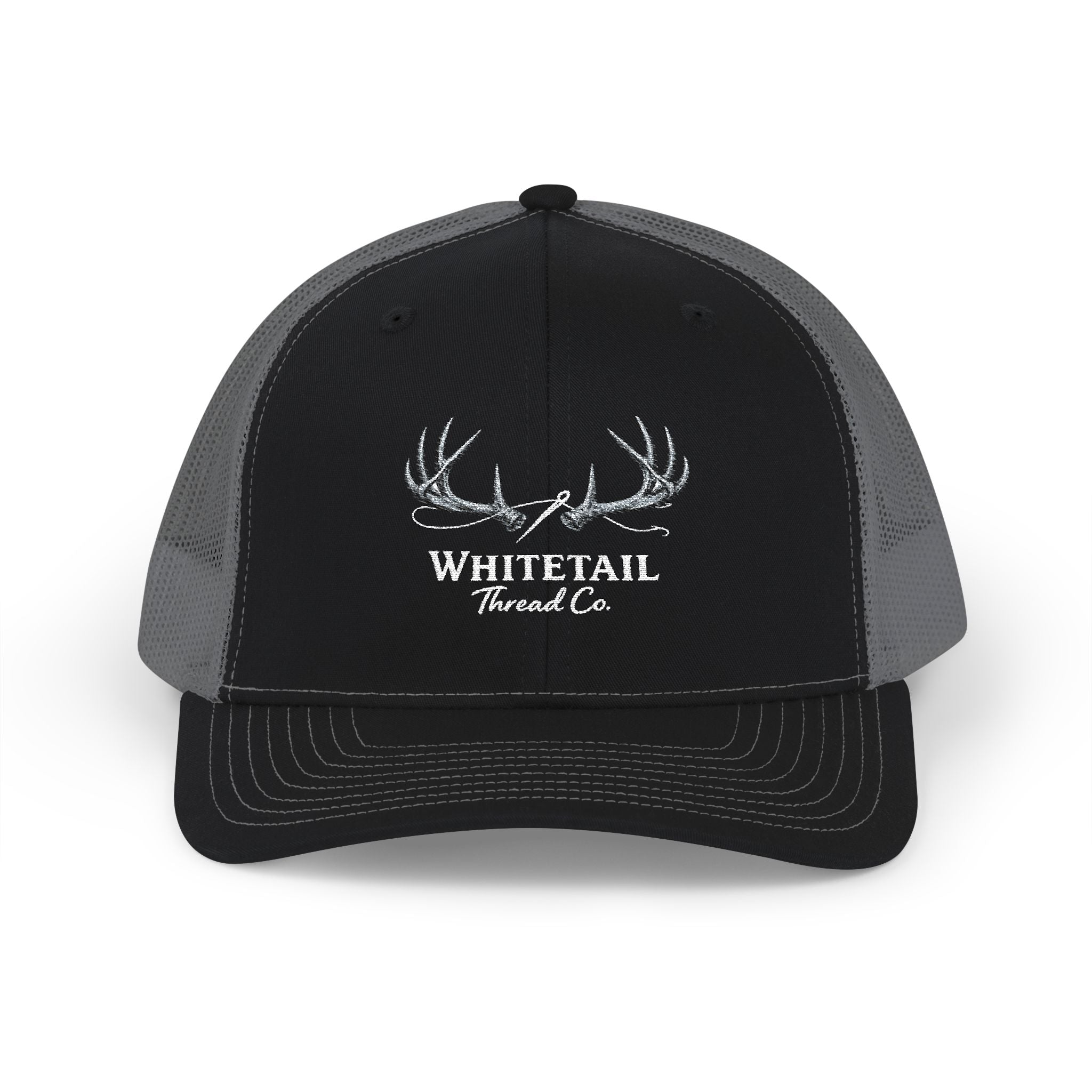 Embroidered Whitetail Antlers Snapback- Richardson 112 Hat
