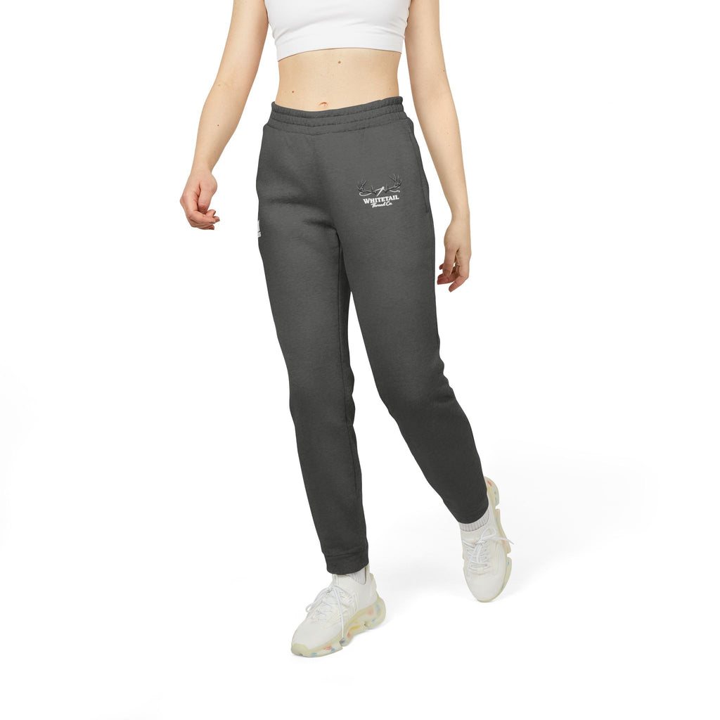 Adidas Fleece Joggers — Antler Logo Sweatpants