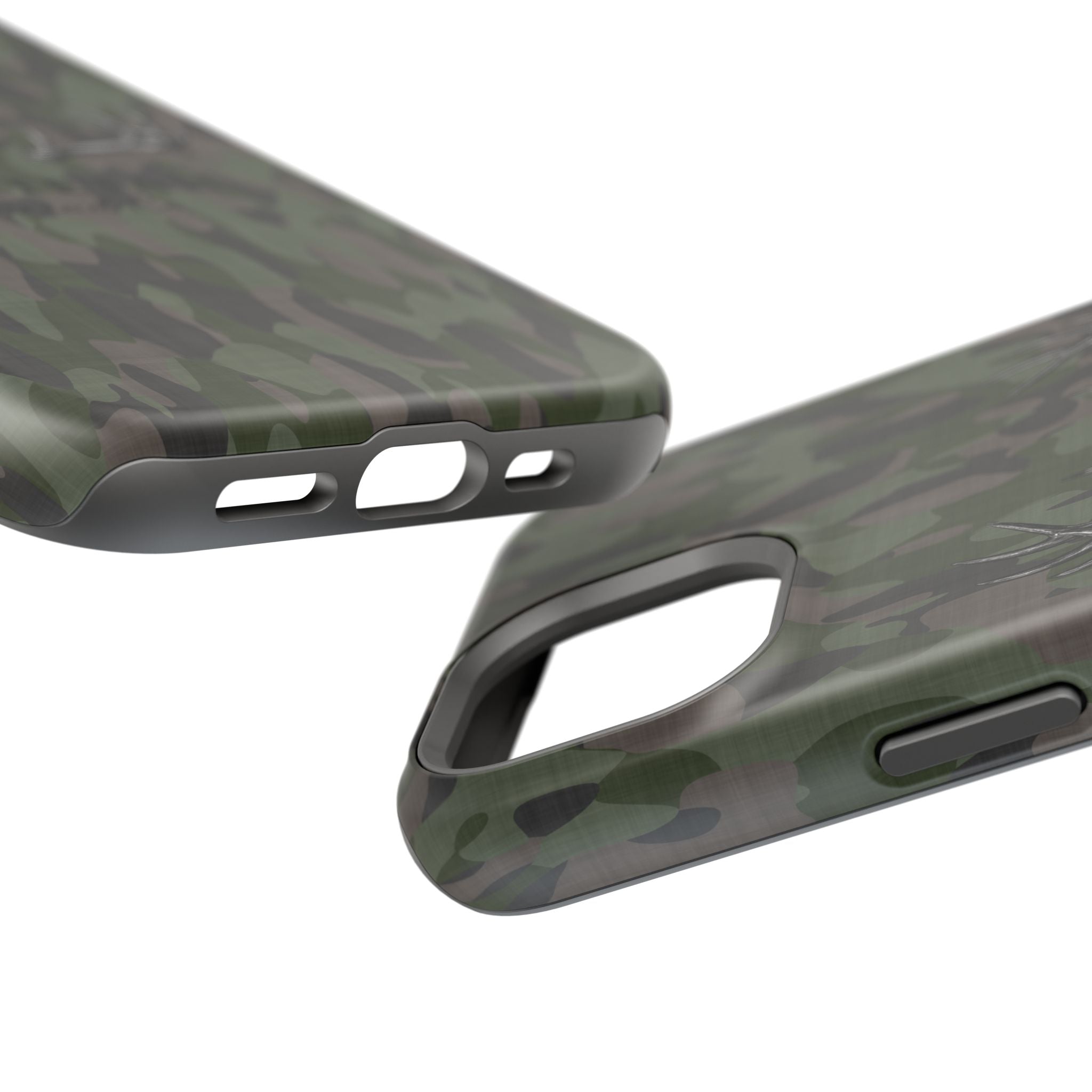 Camouflage Whitetail Antlers Phone Case — Magnetic Impact-Resistant
