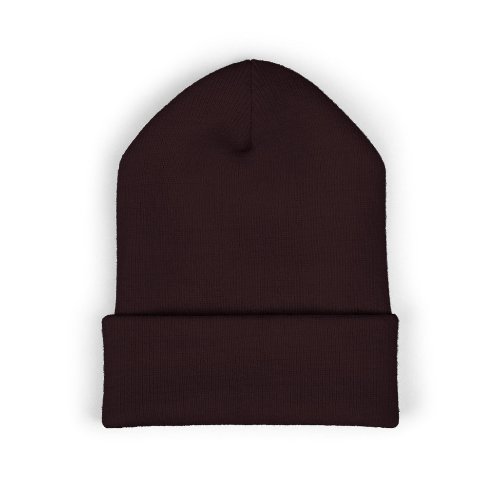 Embroidered 'Whitetail' Antler Knit Beanie — Cozy Hunting & Outdoor Winter Hat