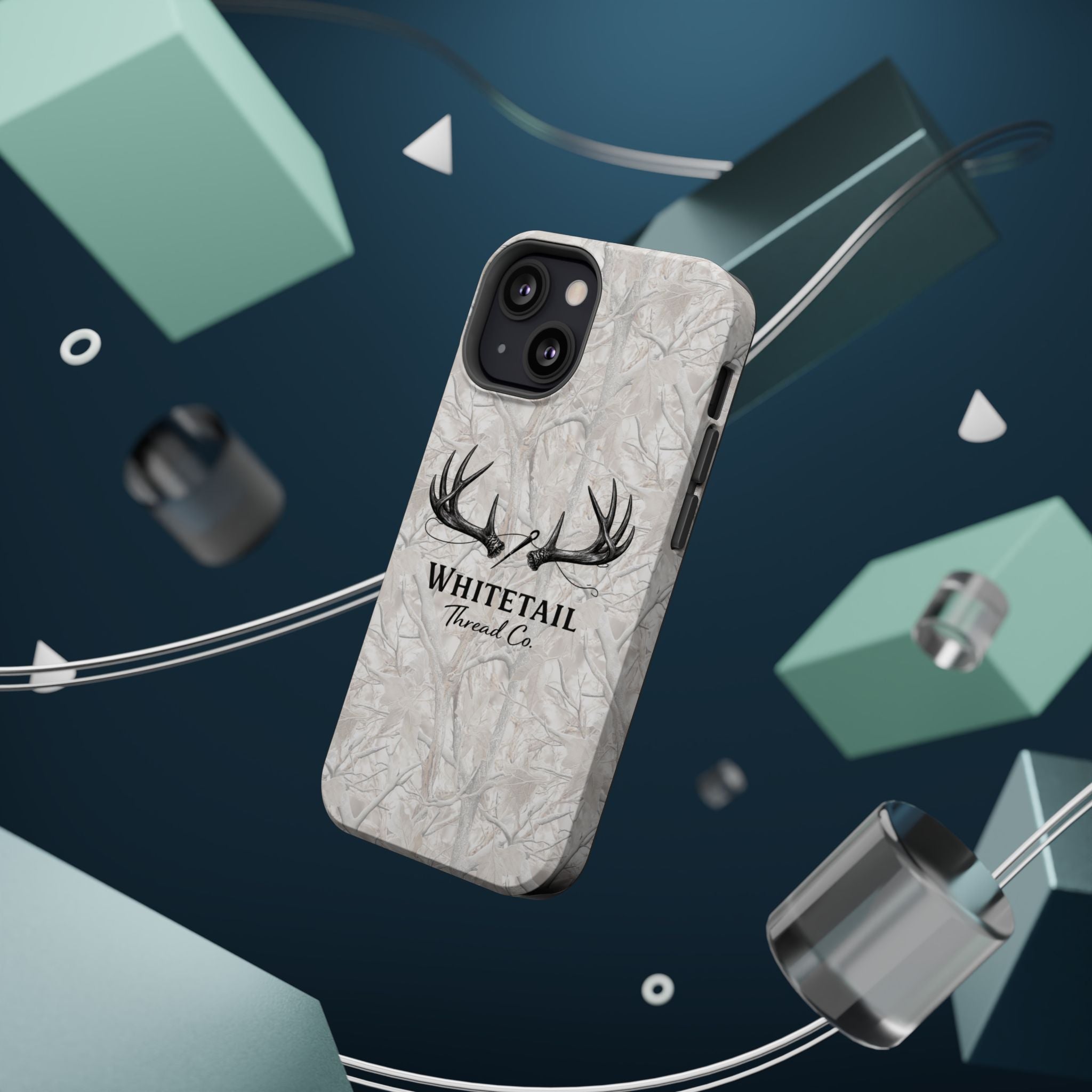 WinterTree Camouflage Whitetail Antlers Phone Case — Magnetic Impact-Resistant
