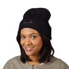 Embroidered 'Whitetail' Antler Knit Beanie — Cozy Hunting & Outdoor Winter Hat