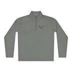Quarter-Zip Pullover — Minimal Antler Logo Pullover
