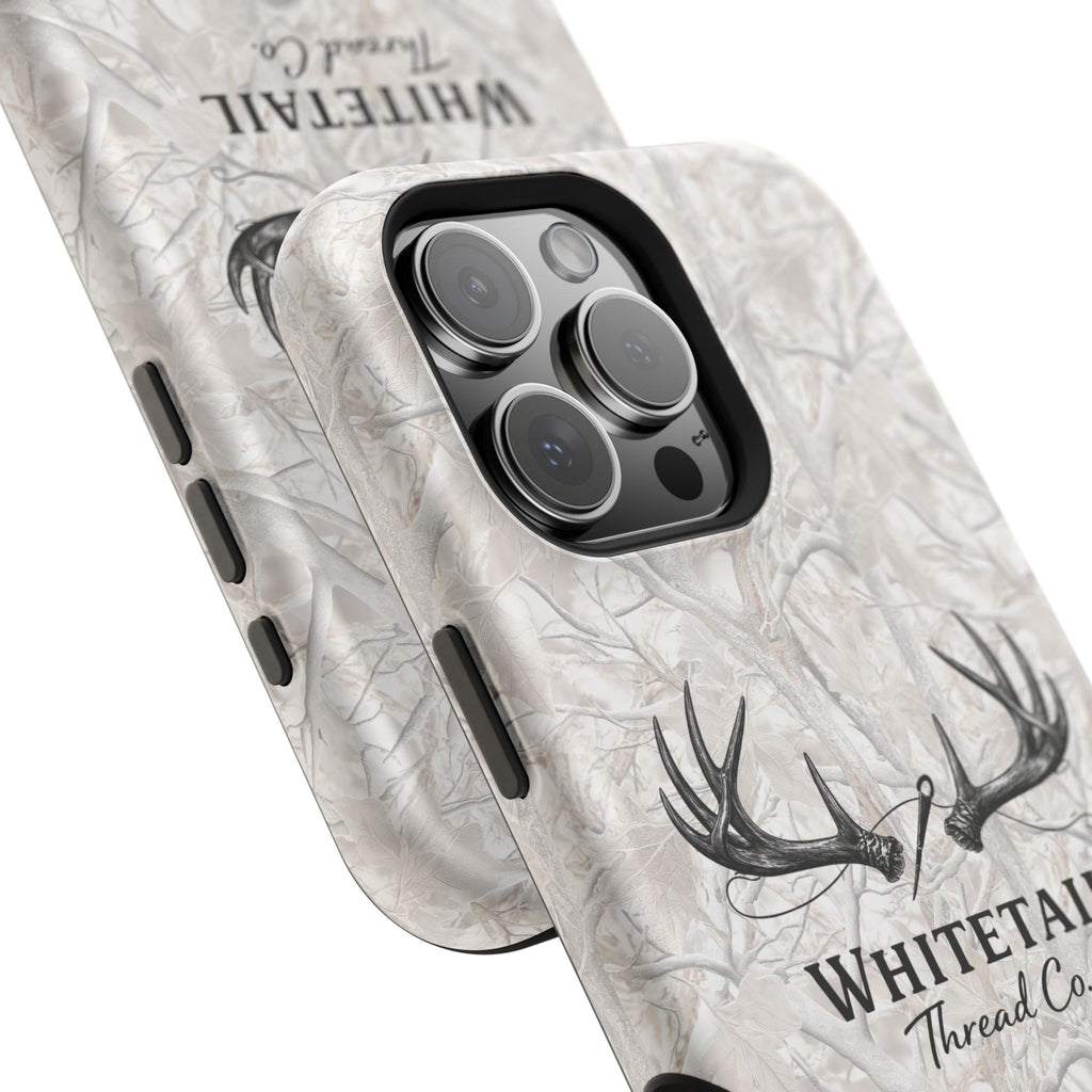 WinterTree Camouflage Whitetail Antlers Phone Case — Magnetic Impact-Resistant