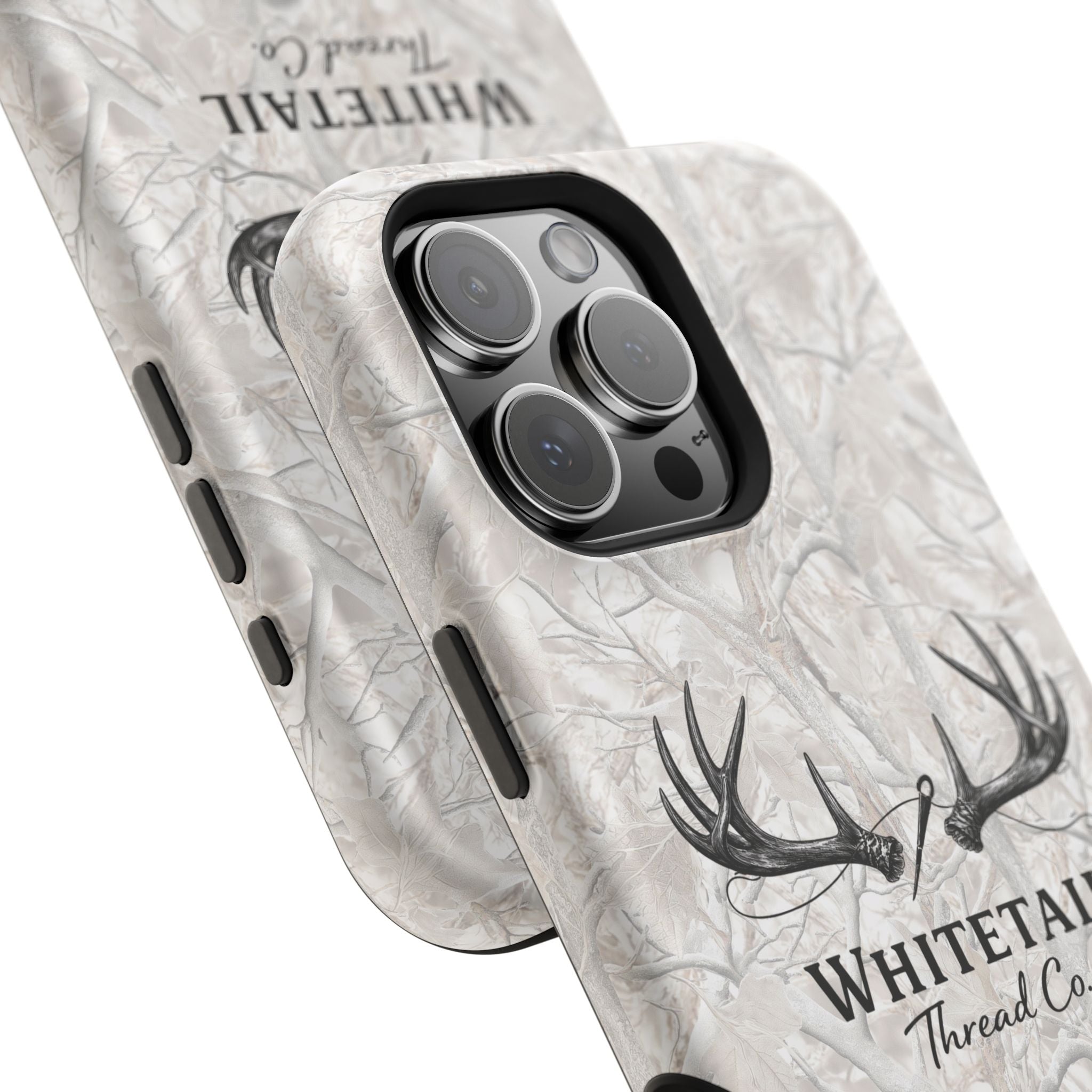 WinterTree Camouflage Whitetail Antlers Phone Case — Magnetic Impact-Resistant