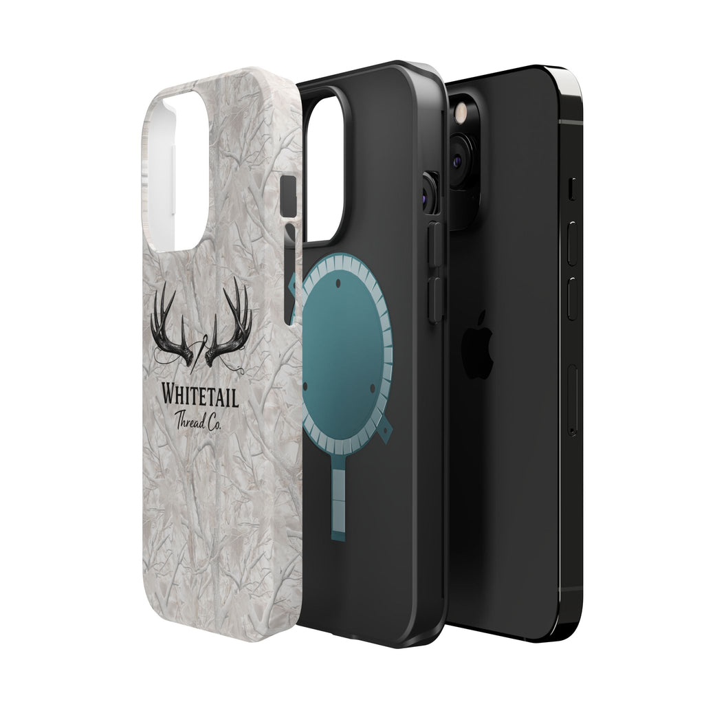 WinterTree Camouflage Whitetail Antlers Phone Case — Magnetic Impact-Resistant
