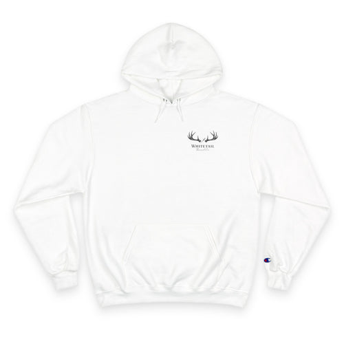 Champion Hoodie — Minimal Antler Logo Pullover
