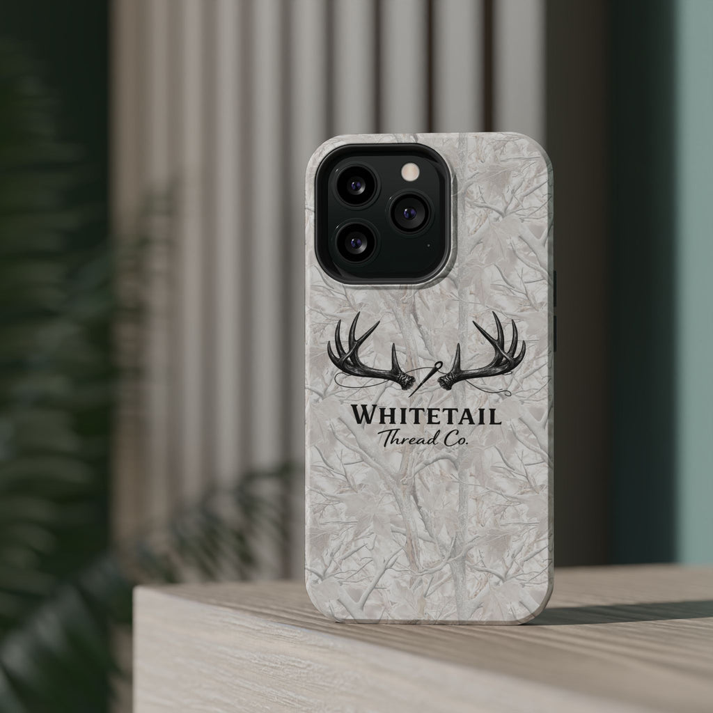 WinterTree Camouflage Whitetail Antlers Phone Case — Magnetic Impact-Resistant