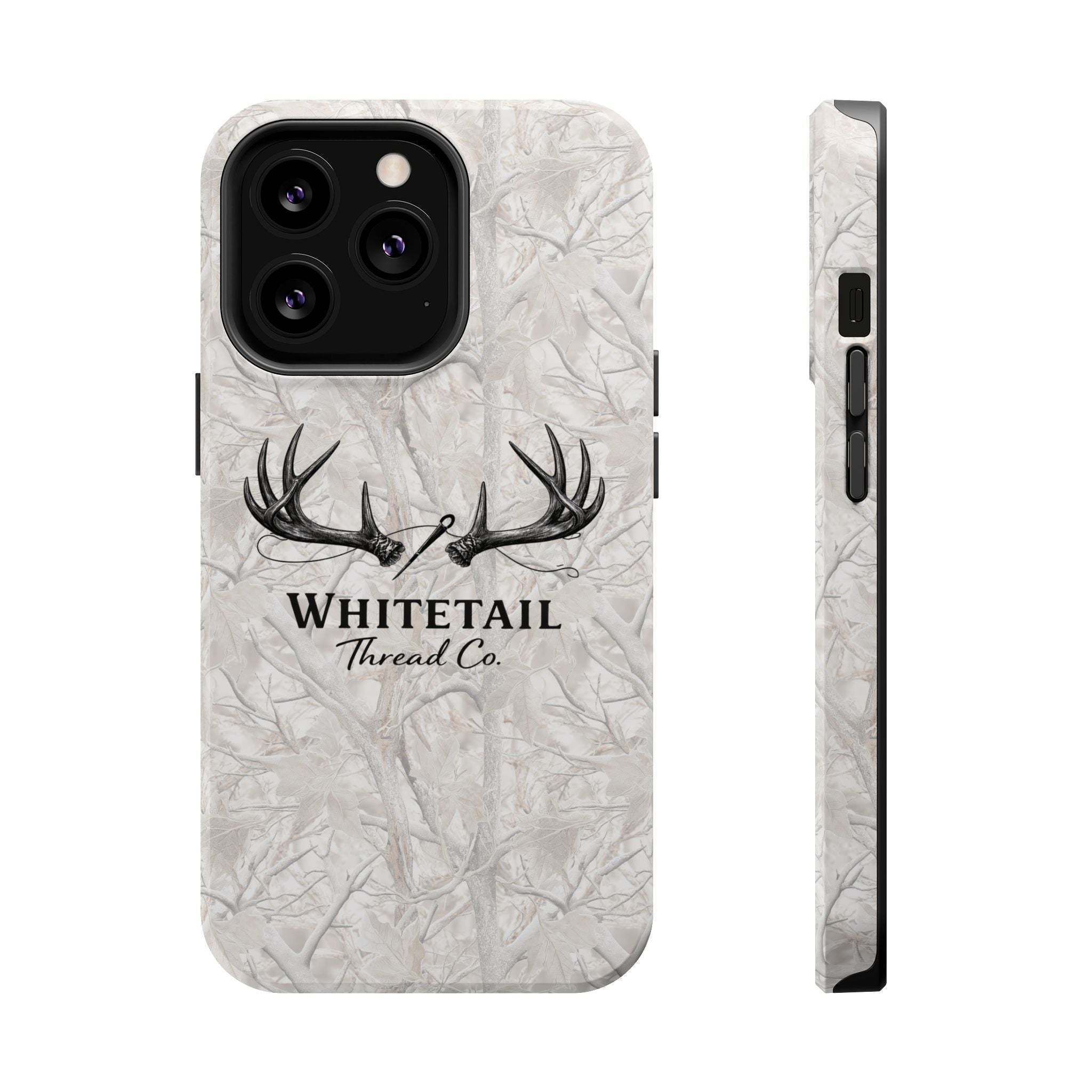 WinterTree Camouflage Whitetail Antlers Phone Case — Magnetic Impact-Resistant