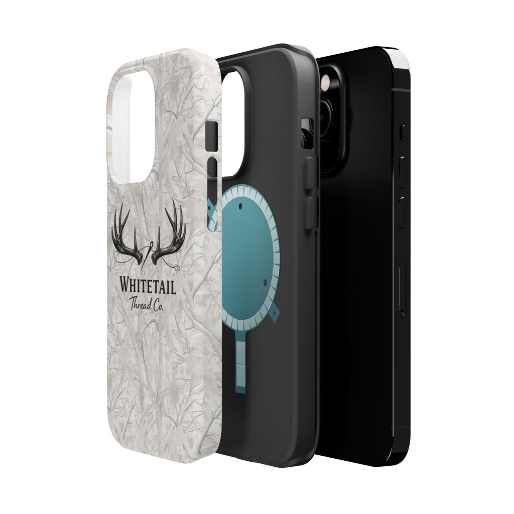 WinterTree Camouflage Whitetail Antlers Phone Case — Magnetic Impact-Resistant