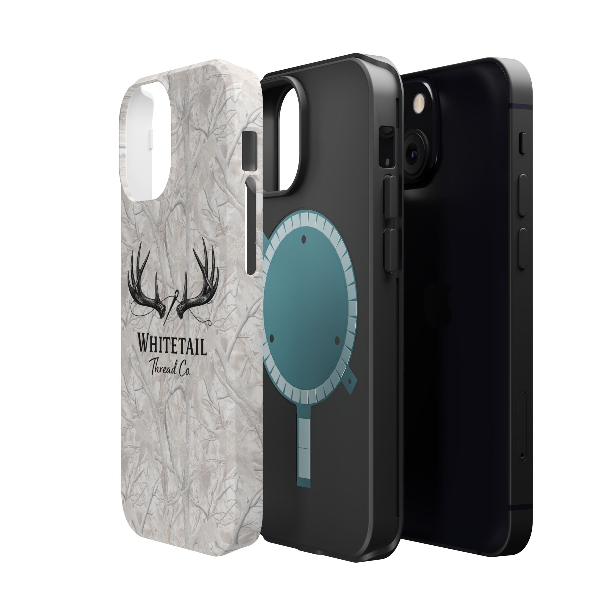 WinterTree Camouflage Whitetail Antlers Phone Case — Magnetic Impact-Resistant