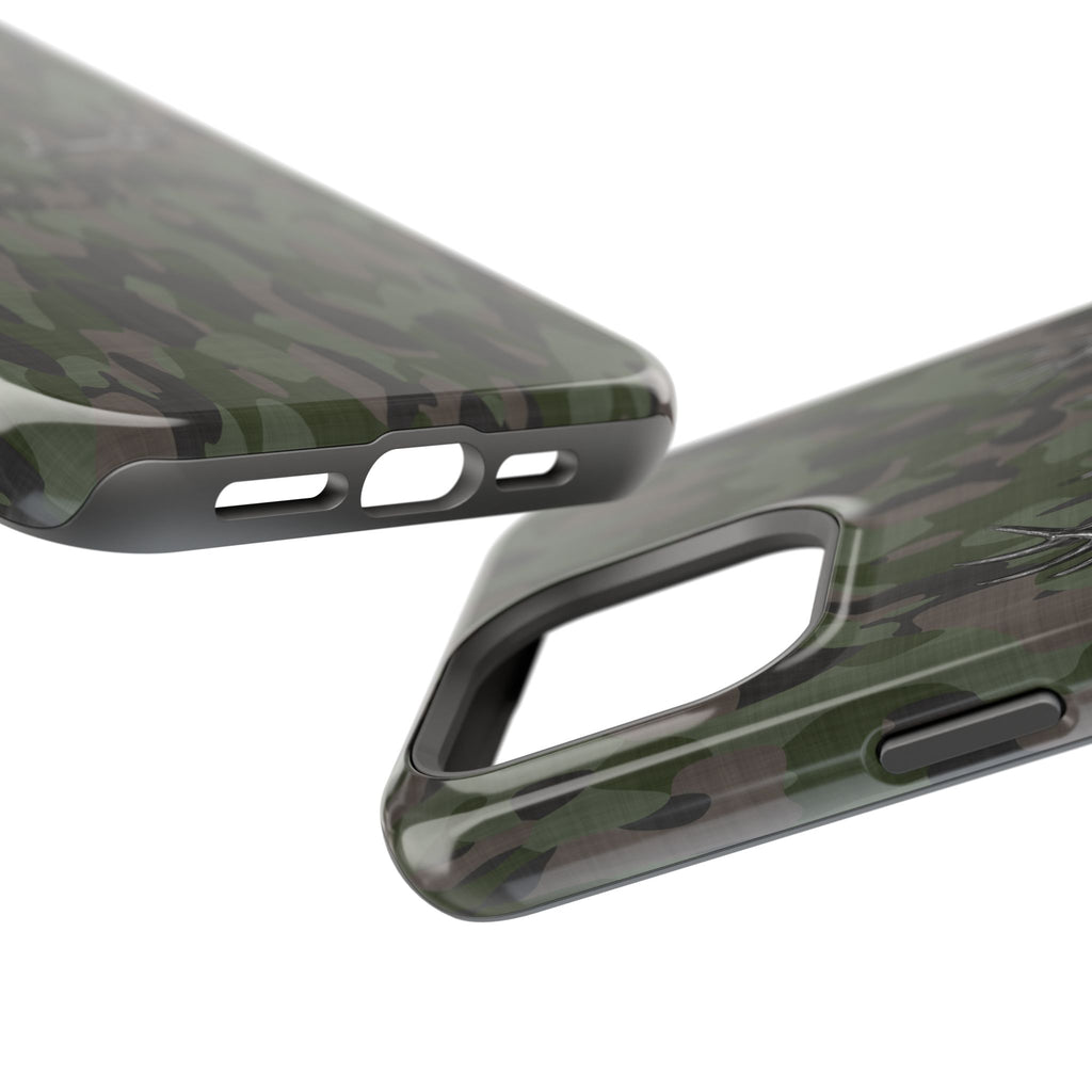 Camouflage Whitetail Antlers Phone Case — Magnetic Impact-Resistant
