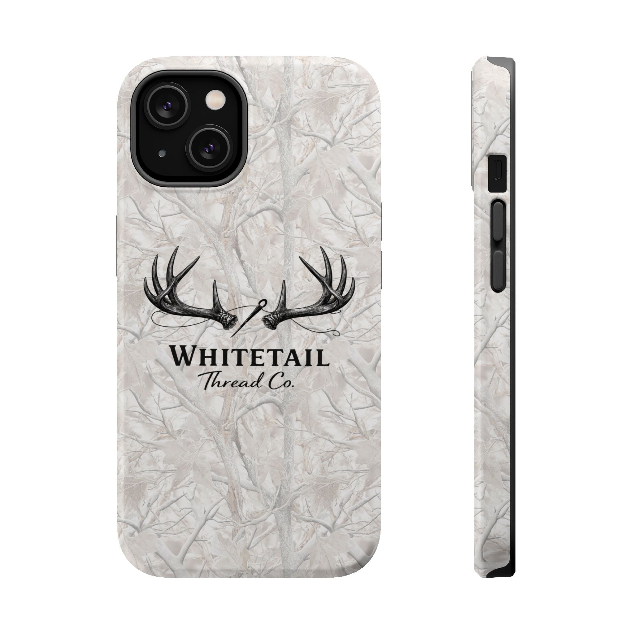 WinterTree Camouflage Whitetail Antlers Phone Case — Magnetic Impact-Resistant