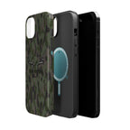 Camouflage Whitetail Antlers Phone Case — Magnetic Impact-Resistant