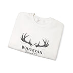 Whitetail Thread Co. Antler Crewneck Sweatshirt — American Flag Sleeve