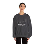 Whitetail Thread Co. Antler Crewneck Sweatshirt — American Flag Sleeve