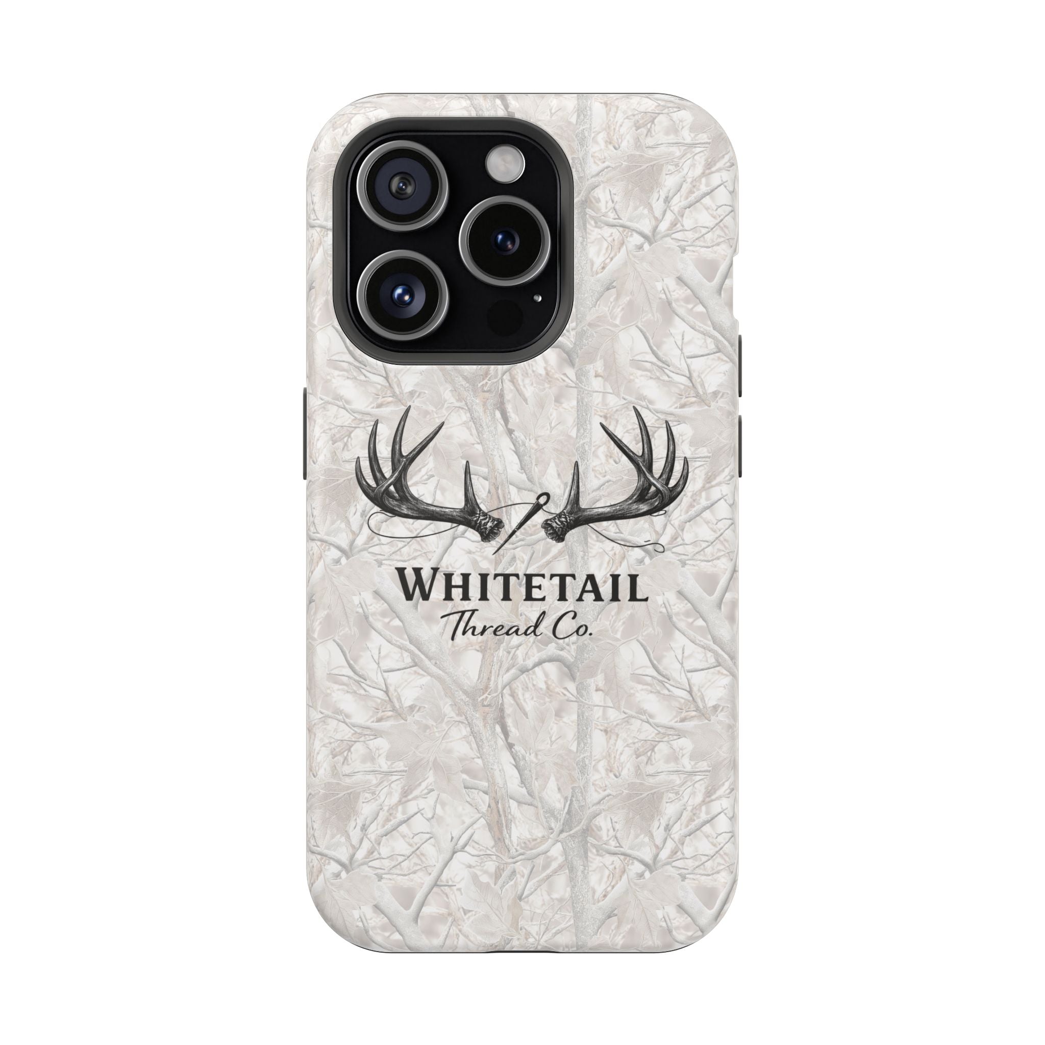 WinterTree Camouflage Whitetail Antlers Phone Case — Magnetic Impact-Resistant