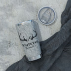 Winter Tree Camo Whitetail Thread Co. 20oz Insulated Tumbler – Camouflage Antler Design
