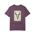 T-Shirt — 'Final Hand' Deer Skull Playing Card Graphic