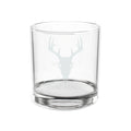 Engraved Deer Skull Whiskey Glass — 10.5 oz Personalized Rocks Glass